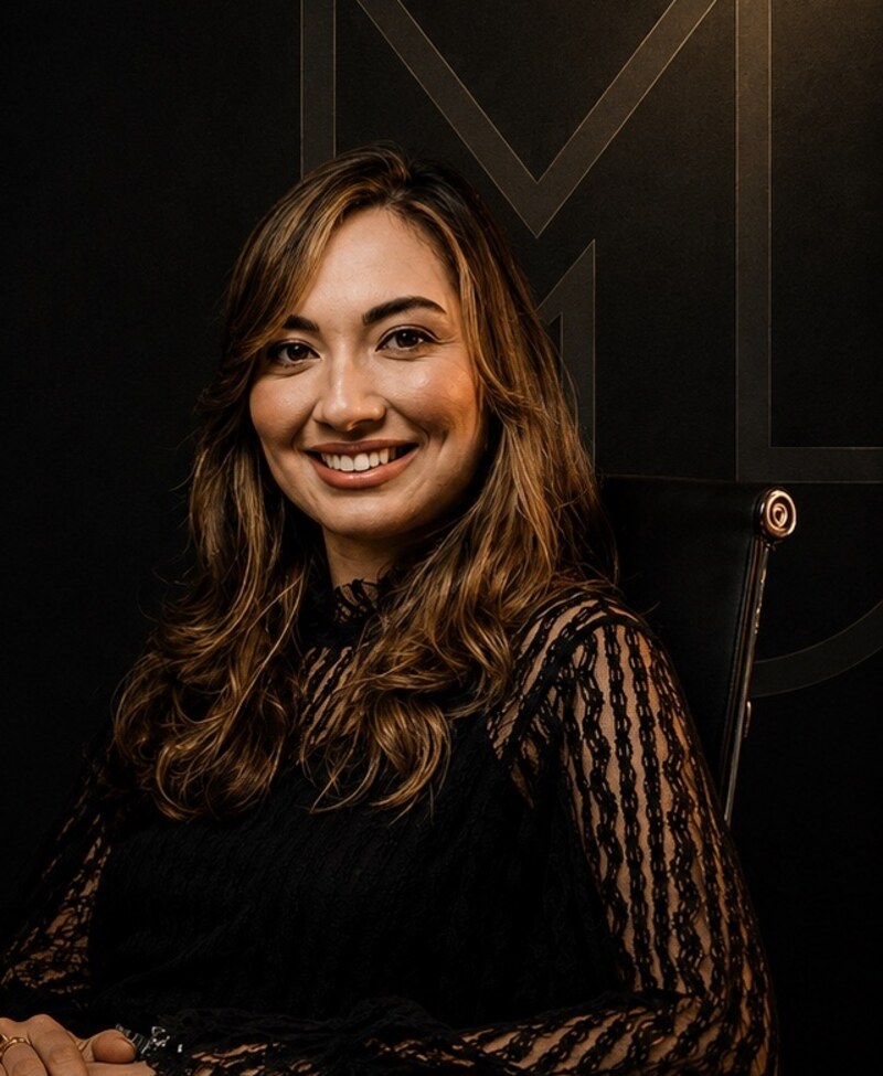 Retrato profissional de Mayara Leite, advogada de estratégia jurídica empresarial